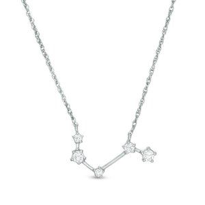 Aries Zodiac Constellation Star Necklace/Zale's Replica